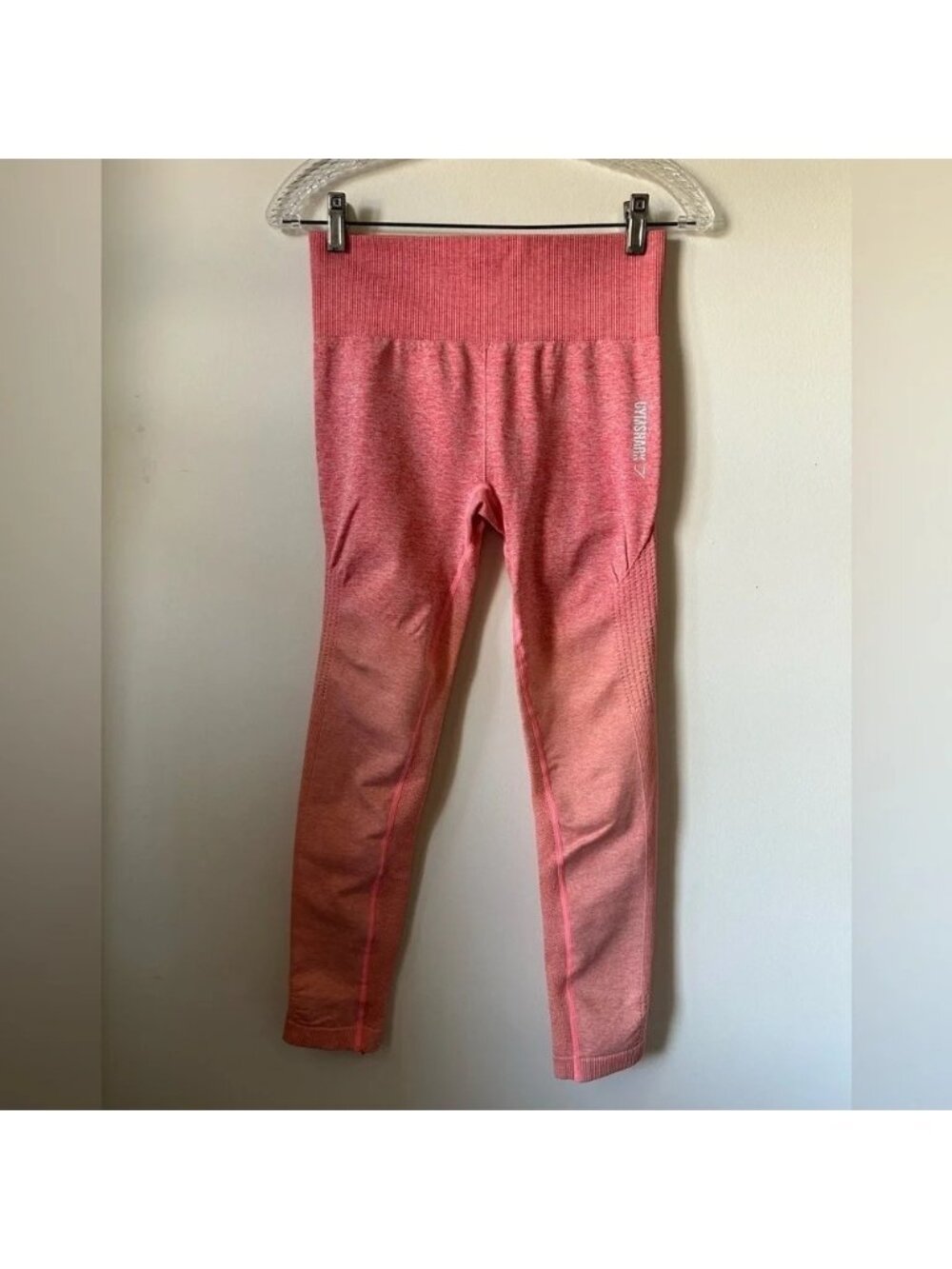 Gymshark Seamless Pink & Orange Ombré Leggings